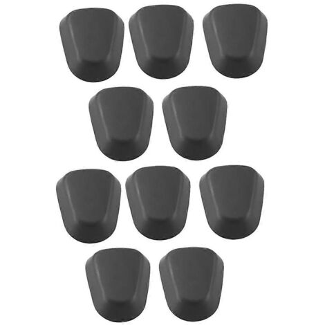 Lot de 10 caches-poussière en caoutchouc pour portières de voiture, référence 5N0837111, noir. (1/5)