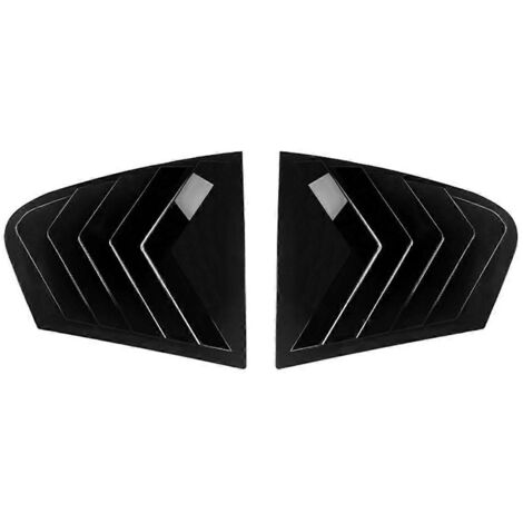 Garniture de volets, persiennes et stores pour voiture, noir brillant (1/5)