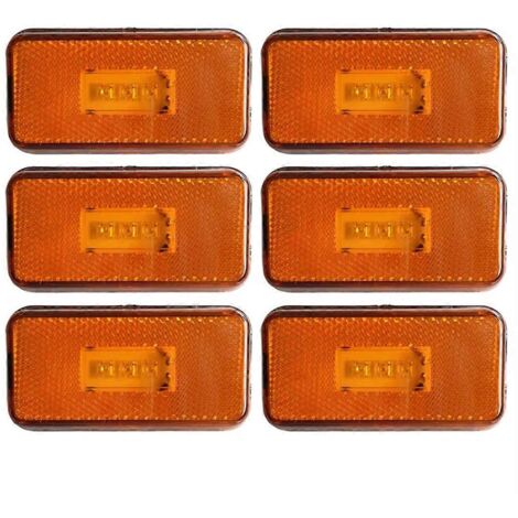 Lot de 6 feux de position latéraux à LED 24 V pour camions de la série GPRS. (1/5)