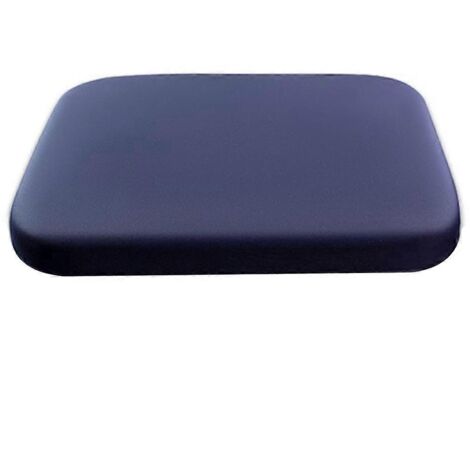 Coussin de bureau ergonomique en coton à mémoire de forme, gris-bleu (1/5)