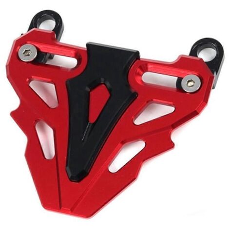 Protection universelle rouge pour étrier de frein à disque avant de moto (1/5)
