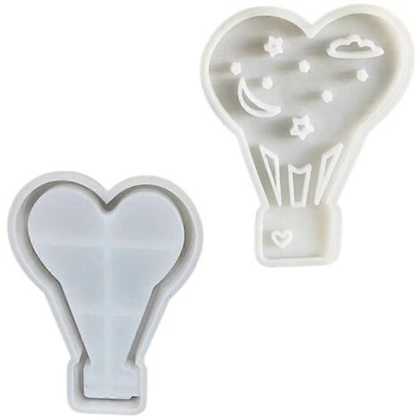 Moule en silicone pour montgolfière, porte-bougie chauffe-plat, moule en ciment et plâtre (1/5)