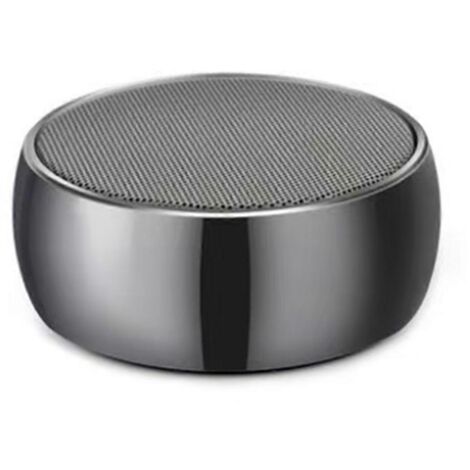 Enceinte Bluetooth portable - Caisson de basses compact sans fil en métal acier (1/5)