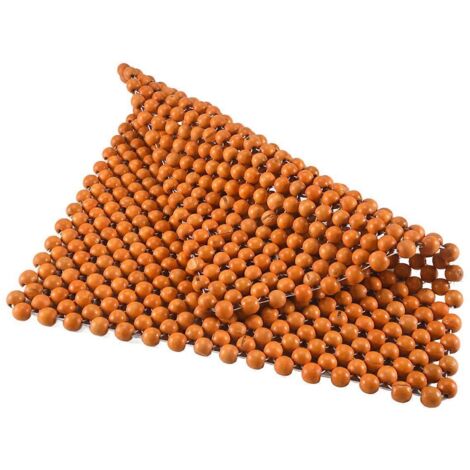 Coussin de siège de voiture en perles de bois, coussin de Massage artistique, beige, comme indiqué (1/5)