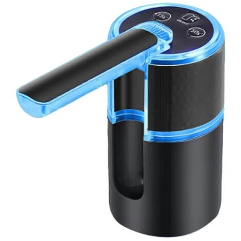 Distributeur d'eau pliable avec pompe à eau automatique, noir (1/5)