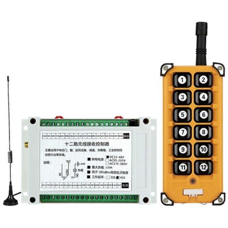 Système de pont roulant télécommandé sans fil RF DC12V-48V (voir illustration) (1/5)