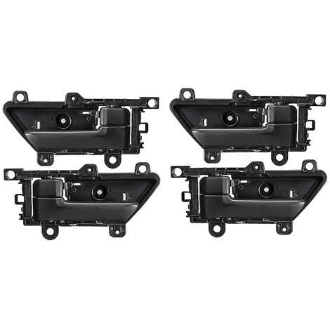 Lot de 4 poignées de porte intérieures de voiture (côté gauche et droit) pour Veracruz (noir) (1/5)