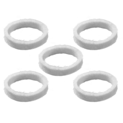 Lot de 5 rondelles en feutre de rechange pour broyeurs de machines à expresso (photo couleur) (1/5)