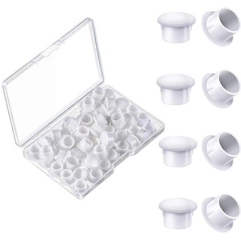 100 bouchons en plastique de 10 mm pour trous de vis, comme illustré (1/5)