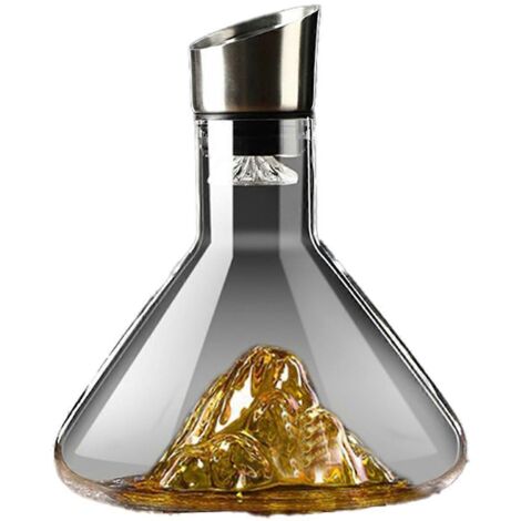 Carafe à vin, carafe à vin transparente avec aérateur, Jinshan (voir photo) (1/5)