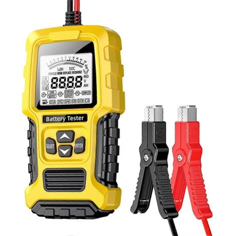Testeur de batterie automobile 12V 24V, analyseur de système de batterie (voir illustration) (1/5)