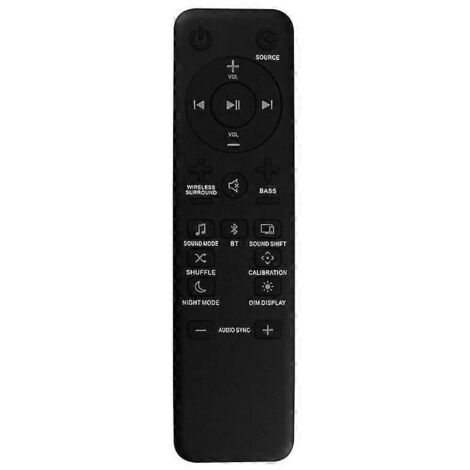Télécommande de remplacement pour barre de son BAR/2.1/3.1/5.1 BAR 2.1 (noire) (1/5)