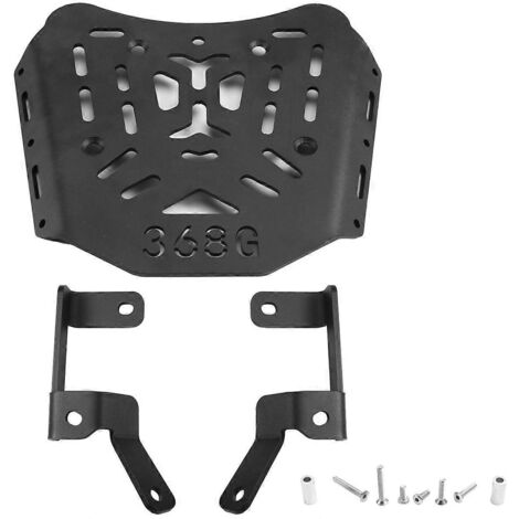 Porte-bagages arrière pour moto, support de rangement, noir (1/5)