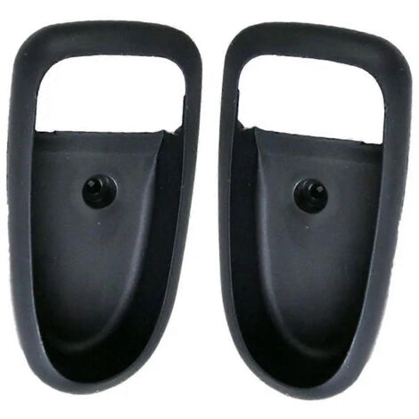 Cache-poignée de porte de voiture, garniture, cache-poignée, enjoliveur droit/gauche, noir (1/5)