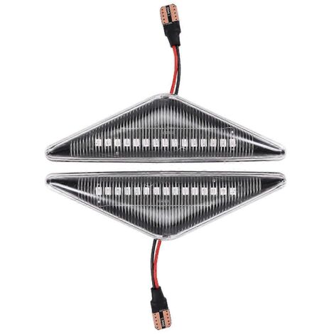 Feu de position latéral dynamique à LED pour voiture, clignotant, indicateur de direction (comme illustré) (1/5)