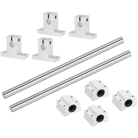 pièces de guide de glissière pour axe de rail de mouvement linéaire 8 mm x 150 mm, comme illustré (1/5)