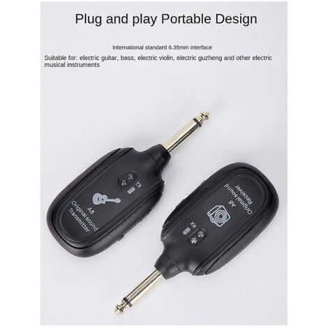 Émetteur et récepteur audio sans fil (comme illustré) (1/5)