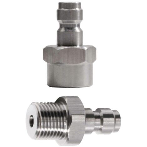 Filetage femelle M11x1 et filetage extérieur pour adaptateur de dioxyde de carbone (argent)