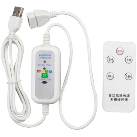 Câble d'extension USB multifonction de 1,5 m avec télécommande (blanc) (1/5)