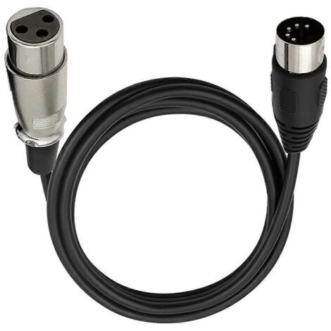 Câbles MIDI ou XLR DIN 5P mâle vers XLR femelle (voir illustration) (1/5)