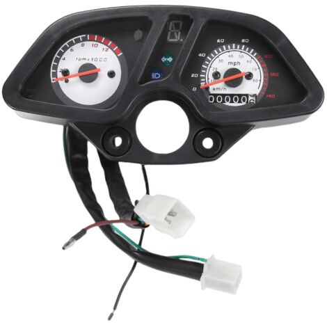 Compteur de vitesse, indicateur de rapport engagé et compte-tours pour moto Qm200Gyblack (1/5)