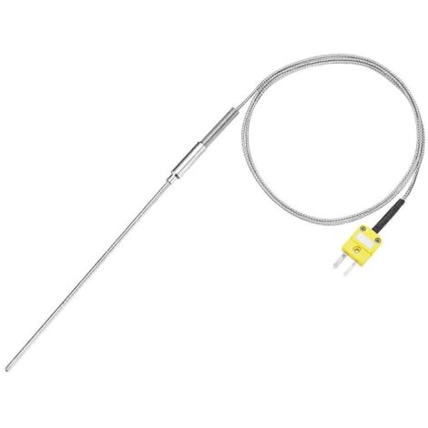 Sonde de température pour compteur -50 à 1100 °C, câble de 1 m (3,3 pi) 3,2 x 150 mm (voir illustration) (1/5)