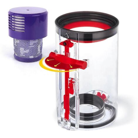 Bac à poussière amélioré pour aspirateur traîneau V10 SV12 (voir photo) (1/5)