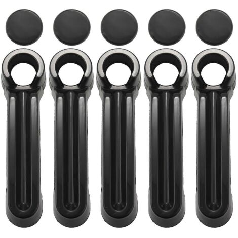 Poignée de porte extérieure et garniture de couvercle pour noir (1/5)