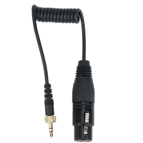 Câble audio TRS 3,5 mm vers XLR femelle à verrouillage (comme illustré) (1/5)