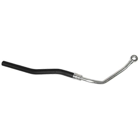 Tuyau de réservoir de direction assistée pour BMW 740i/740iL (noir/argent) - Référence : 32411093727 (1/5)
