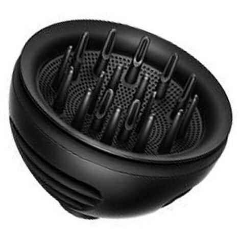 Diffuseur double fonction Wave+Curl pour sèche-cheveux HD16, noir (1/5)