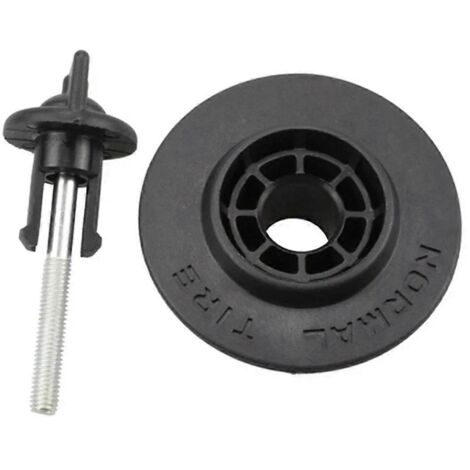 Pour adaptateur de boulon arrière, vis de fixation de roue de secours, noir (1/5)