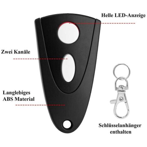 Ouvre-porte de garage pour télécommande Tormatic Novotron Noir (1/5)