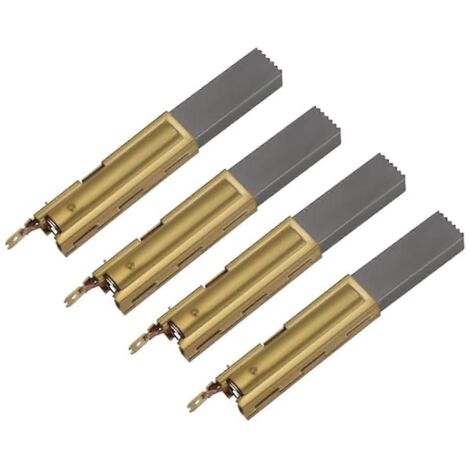 Lot de 4 balais de charbon pour moteur, 32 mm x 11 mm x 6,3 mm, pour appareil photo couleur (1/5)