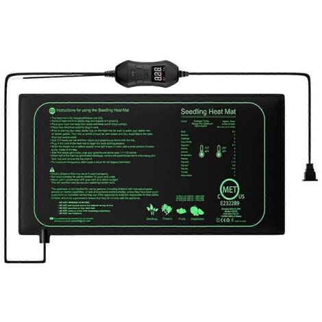 Tapis chauffant pour semis 50 W avec thermostat, prise UE (voir photo) (1/5)