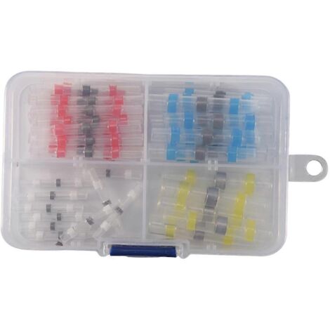 Kit de 50 connecteurs thermorétractables pour câbles électroniques (photo couleur) (1/5)