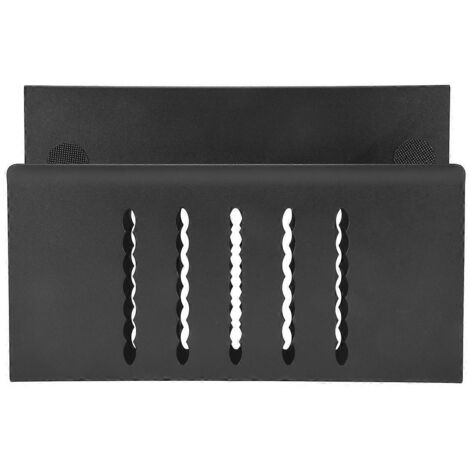 Rangement suspendu pour bureau, rangement pour tablette, en acier, capacité de charge 3 kg, noir (1/5)