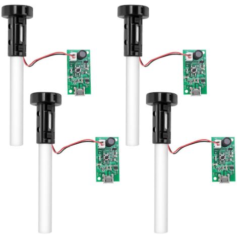 Lot de 4 brumisateurs ultrasoniques de 20 mm avec transducteur, comme illustré