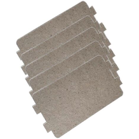 Lot de 5 plaques de protection universelles en mica pour four à micro-ondes (voir photo).
