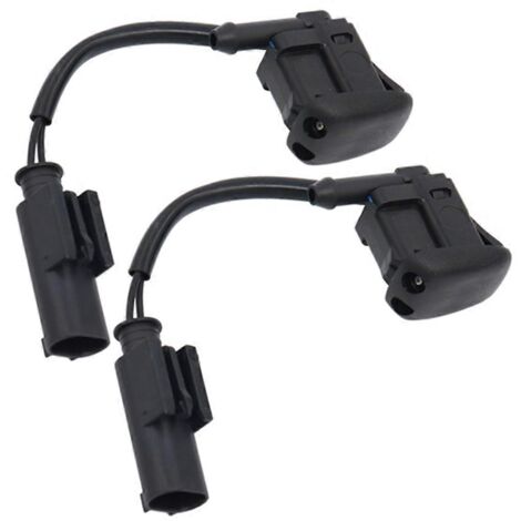 paire de buses de lave-glace chauffantes neuves pour pare-brise noir (1/5)