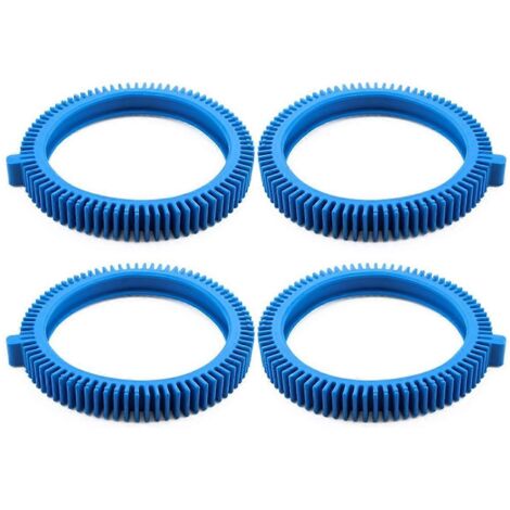 Kit de pneu avant avec bossage de remplacement pour robots de piscine 2X, 4X Bleu (1/5)
