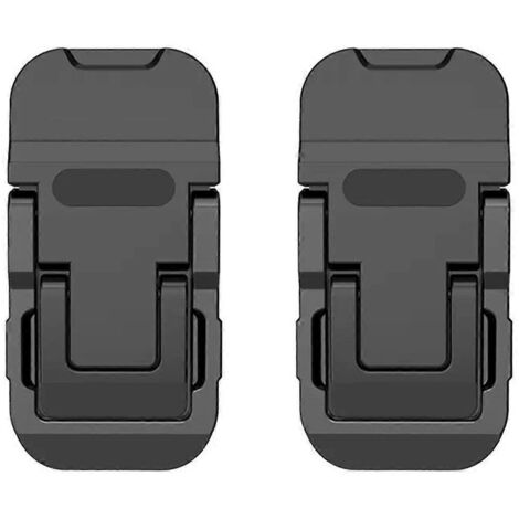 Mini support pour ordinateur portable, portable, invisible et pliable, coussin de refroidissement pour ordinateur portable, noir (1/5)
