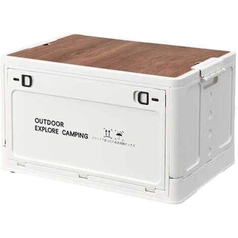 Rangement extérieur pour matériel de camping et de voyage, blanc, L (1/5)
