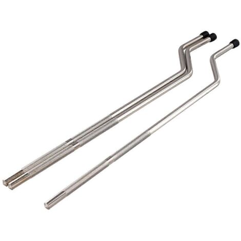 Lot de 3 pieds de batterie trépied pour grosse caisse, couleur argent (1/5)
