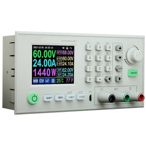 Alimentation CC régulée CNC 24 A avec affichage numérique RD6024A (illustrée) (1/5)