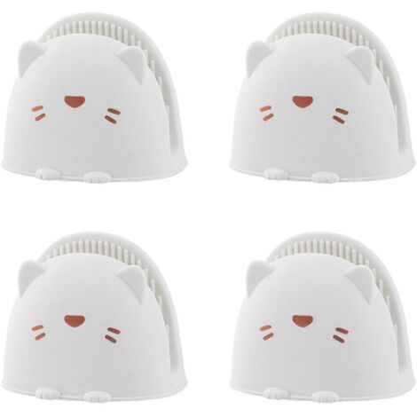 Gants de cuisine résistants à la chaleur, gants de four antidérapants, blancs (1/5)