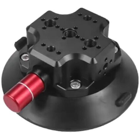 Ventouse de voiture 4,5 pouces pour caméra sport, compatible avec les voitures (noir) (1/5)