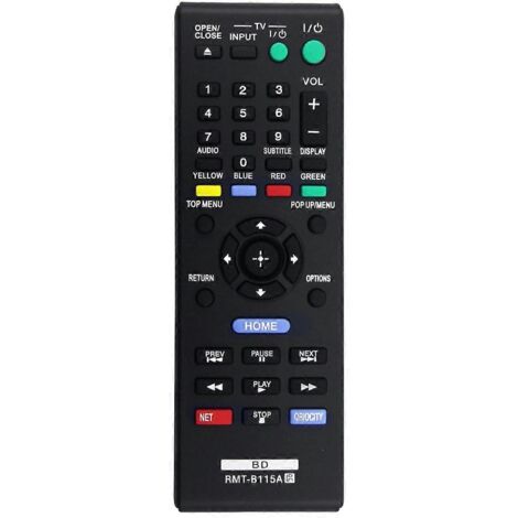 Télécommande de remplacement B115A pour lecteur Blu-ray/DVD (noire) (1/5)