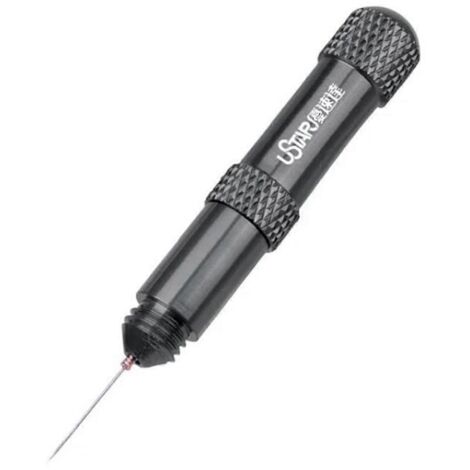 Mini applicateur de colle en métal, aiguille pour loisirs créatifs, noir (1/5)