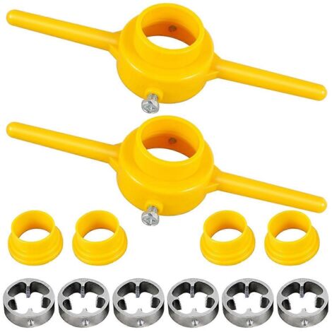 Kit de 12 outils de filetage PVC, outil de filetage pour tuyaux, plomberie (voir photo) (1/5)